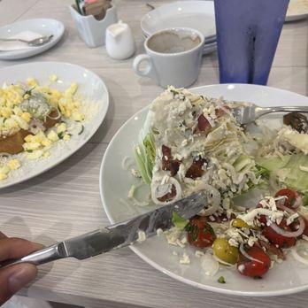 Half Bottle Bistro - Wedge salad and avocado toast - Salad Near Me - Bloomington, Indiana