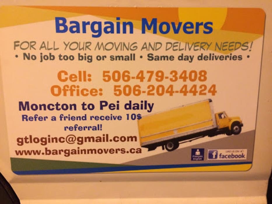 BARGAIN MOVERS Updated August 2024 34 Germain Street, Moncton, New