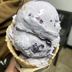 Timberline Ice Cream - Blueberry Cheesecake