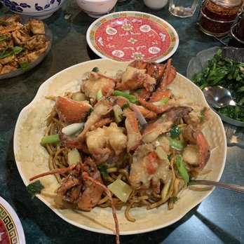 Chinatown Express - Ginger & shallots stir fried lobster - Cantonese Near Me - Washington, DC, District of Columbia