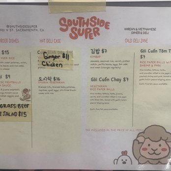 Southside Super - Menu - Korean Near Me - Sacramento, California Southside Super - Menu - Korean Near Me - Sacramento, California