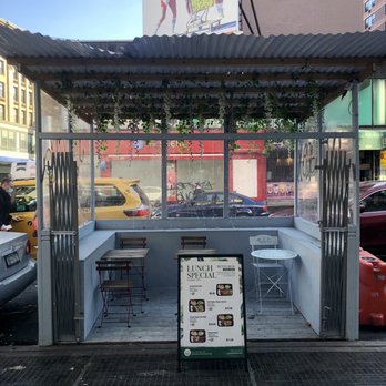 Spring Cafe - You can enjoy your bento box lunch special inside this cute outdoor bento box - Vegan Near Me - New York, New York Spring Cafe - You can enjoy your bento box lunch special inside this cute outdoor bento box - Vegan Near Me - New York, New York