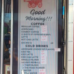 Red Wagon Coffee - Menu