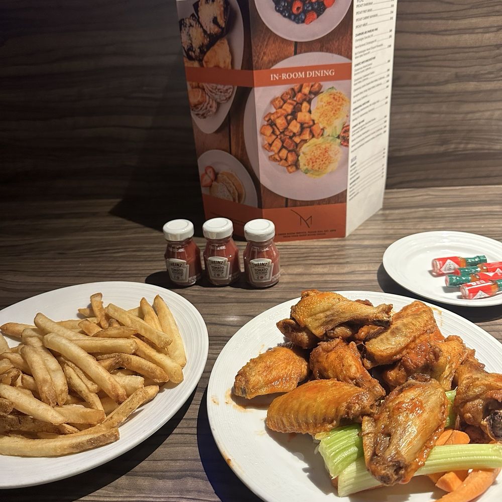 M Resort - Room service. Wings and fries - Hotels Near Me - Henderson, Nevada