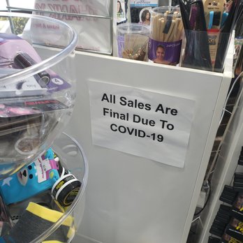 Kreate Beauty Supply House - Covid Sign regarding sales final #1 - Hair Extensions Near Me - Temecula, California Kreate Beauty Supply House - Covid Sign regarding sales final #1 - Hair Extensions Near Me - Temecula, California