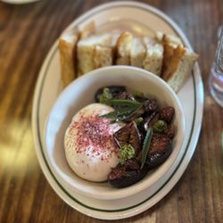 Regina's Westside - Burrata and foccacia