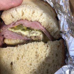 Pass The Beauty Cafe - Cuban sandwich on sourdough bread