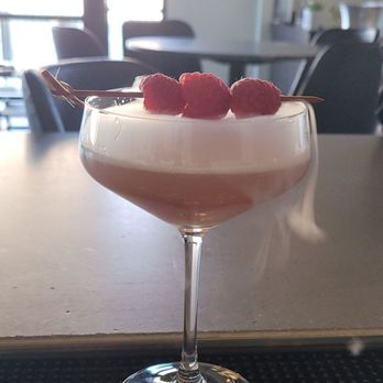 Famille - French Martini with dry ice - New American Near Me - Westminster, Colorado
