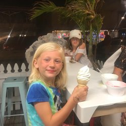 Shaka Burger Avalon - Enjoying a dole whip