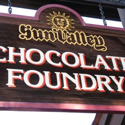 Chocolate Foundry - Sign out front