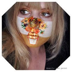 Smile and Paint Face Painting - SunFlower Face Paint