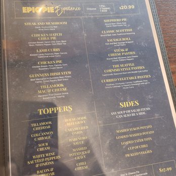 Premier Meat Pies - Epic Pie Experience menu (4/27/25) - Bakeries Near Me - Renton, Washington Premier Meat Pies - Epic Pie Experience menu (4/27/25) - Bakeries Near Me - Renton, Washington