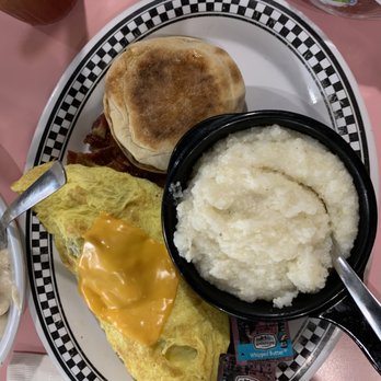 Johnny Angel's - Omelet with grits - American Near Me - Jacksonville, Florida