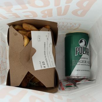 Holy Burger - Chicken slider combo meal in to-go bag - Burgers Near Me - Piscataway, New Jersey Holy Burger - Chicken slider combo meal in to-go bag - Burgers Near Me - Piscataway, New Jersey