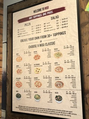 Menu photo 1 MOD Pizza Kent, WA Menu photo 1 MOD Pizza Kent, WA