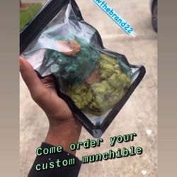 Munchible Creations - Our custom Cookie Monster and Hulk cookie
