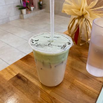 ZAO Bakery + Cafe - An oolong iced latte with a matcha cloud. - Bakeries Near Me - Saint Paul, Minnesota ZAO Bakery + Cafe - An oolong iced latte with a matcha cloud. - Bakeries Near Me - Saint Paul, Minnesota