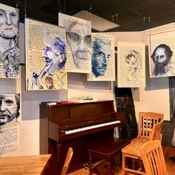 The Drowsy Poet Coffee Company - Cute interior decor