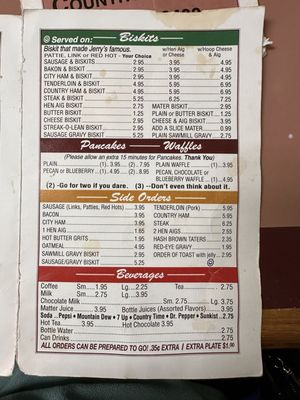 Menu photo 3 Jerry's Country Kitchen Carrollton, GA Menu photo 3 Jerry's Country Kitchen Carrollton, GA