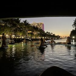 Miami Beach Paddleboard - Lights on, it's glow time!