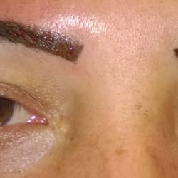 Paradise Beauty Solutions School - Brows by danielle, immediately after