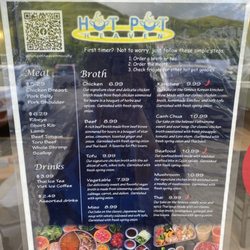 Hot Pot Heaven - Kailua - Menu
