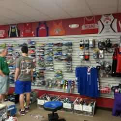Dick Pond Athletics Inc - Walls and walls of shoes.
