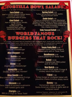 Menu photo 7 The Chop Shop Lakeland, FL