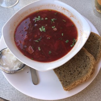 Crepes Tea House - Small borsch ($7.75) - Modern European Near Me - Southwick, Massachusetts Crepes Tea House - Small borsch ($7.75) - Modern European Near Me - Southwick, Massachusetts