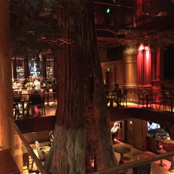Clifton's Republic - Tree fireplace - Bars Near Me - Los Angeles, California