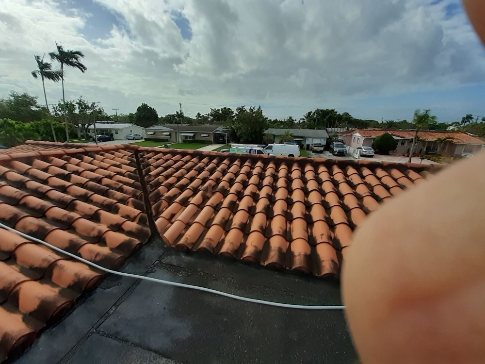 Slide of Shoreline Soft Wash Roof Cleaning