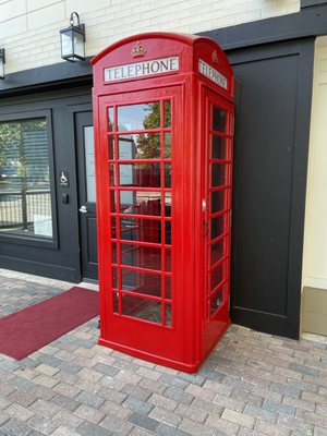 Red Phone Booth by null