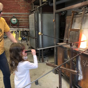 Hudson Beach Glass Inc - Glass ornament in making - Art Galleries Near Me - Beacon, New York