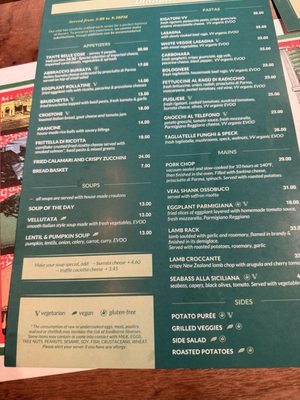 Menu photo 4 VV The Italian Experience Cincinnati, OH