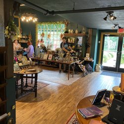 The Bell and Raven - Just part of the store full of candles, books, etc.