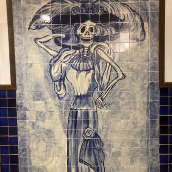 Azul Mexicano - a woman dressed in a skeleton costume - Mexican Near Me - Summerville, South Carolina