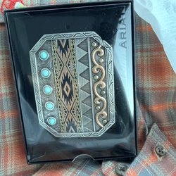 Cherokee Trading Post & Boot Outlet - Belt buckle and shirt