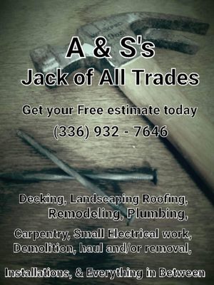 A & S's Jack of all Trades Logo