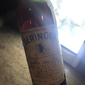 Beringer Vineyards - This bottle of wine is from the 1800s..... - Wineries Near Me - St. Helena, California Beringer Vineyards - This bottle of wine is from the 1800s..... - Wineries Near Me - St. Helena, California