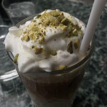 The Oasis Cafe - Pistachio latte - Cafes Near Me - Flushing, New York