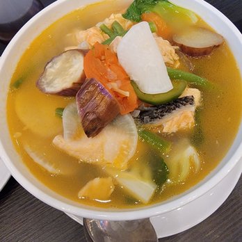Mountain West Eatery - Salmon Sinigang - American Near Me - Las Vegas, Nevada Mountain West Eatery - Salmon Sinigang - American Near Me - Las Vegas, Nevada