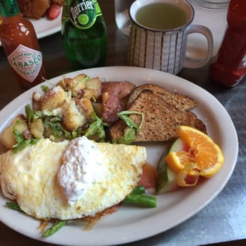 Fig Tree Cafe - Atlantic lox omelette and the special truffle oil potatoes - Breakfast & Brunch Near Me - San Diego, California Fig Tree Cafe - Atlantic lox omelette and the special truffle oil potatoes - Breakfast & Brunch Near Me - San Diego, California