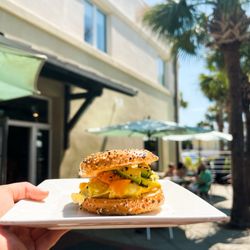 Southern Grounds - California bagel
