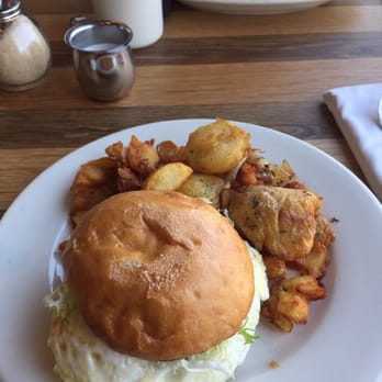 Plow - Breakfast sando with chicken sausage, great choice! - Breakfast & Brunch Near Me - San Francisco, California