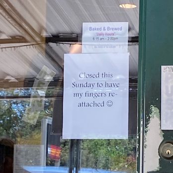 Baked and Brewed - Humor for the 4th of July weekend; people giggle as they enter the front door. - Coffee & Tea Near Me - Auburn, California Baked and Brewed - Humor for the 4th of July weekend; people giggle as they enter the front door. - Coffee & Tea Near Me - Auburn, California