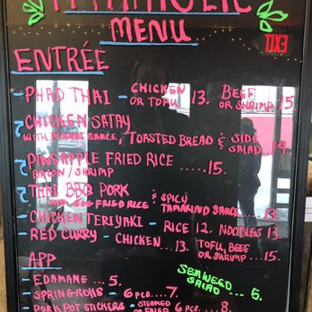 A THAIGER - the menu of the restaurant - Food Trucks Near Me - Hamilton, Montana A THAIGER - the menu of the restaurant - Food Trucks Near Me - Hamilton, Montana