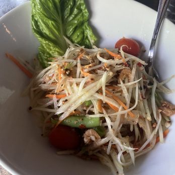 RIZE Thai Sushi - Papaya Salad medium spicy was gooood - Sushi Bars Near Me - Santa Monica, California RIZE Thai Sushi - Papaya Salad medium spicy was gooood - Sushi Bars Near Me - Santa Monica, California
