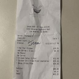 Expensive receipt! I normally don't take a photo of receipts. But this one is necessary,