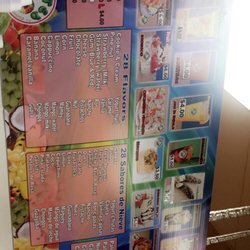 United Paleteria Y Nieveria - The menu