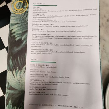 C Italian Restaurant - Late night menu - Cocktail Bars Near Me - Kew Gardens, New York C Italian Restaurant - Late night menu - Cocktail Bars Near Me - Kew Gardens, New York